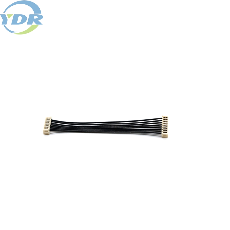 UL10064 30AWG Zespół kabli wiązki przewodów JST 08SR-3S 1.0 Pitch 8 Pin Connector